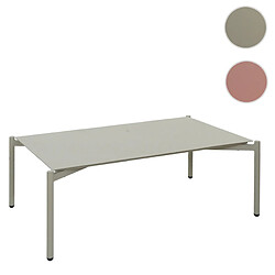 Mendler Table de jardin rectangulaire - Vert clair