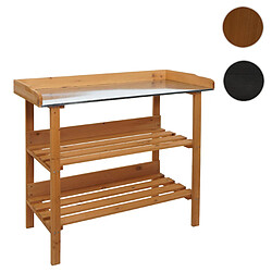 Mendler Jardinière rectangulaire - Marron