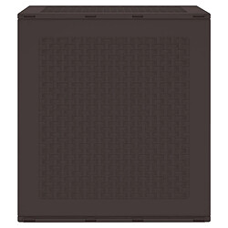 Acheter vidaXL Boîte de rangement Marron 55 x 53 x 57 cm Polypropylène