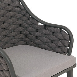 Acheter Mendler Lot de 2 chaises de jardin - Gris