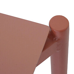 Mendler table de jardin rectangulaire - Rouge terracotta