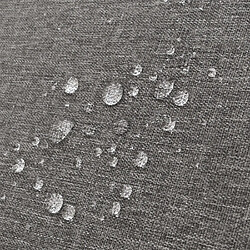 Mendler Lot de 2 chaises de jardin - Gris clair/taupe