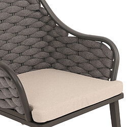 Acheter Mendler Lot de 2 chaises de jardin - Anthracite