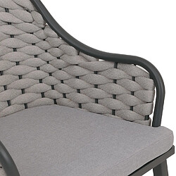 Acheter Mendler Lot de 2 chaises de jardin - Gris clair