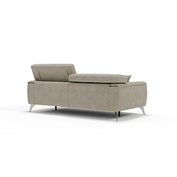 Acheter Divani.store Canapé droit 3 places relax - Crème