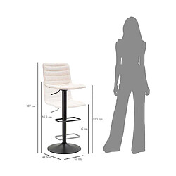 Avis Mauro ferretti tabouret de bar - Blanc