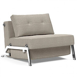 Inside 75 Fauteuil design tissu - Gris
