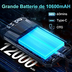 Acheter FOSSiBOT F106 Pro Gris 6.58” 15 Go +256 Go Smartphone Robuste 12000mAh NFC Double SIM 4G Android 13