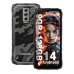 DOOGEE Blade 10 Android 14 Telephone Portable,4Go 128Go,5150 mAh, 6.56'',Dual SIM 4G Smartphone/Face ID-Gris