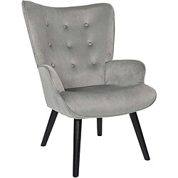The Home Deco Factory Fauteuil Giulia - Gris