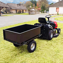 Elem Garden Technic Remorque pour tracteur tondeuse pas cher