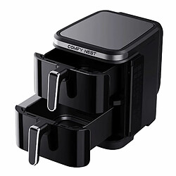 Friteuse à air chaud Air fryer double panier verticale 11L 2800W Comfy Nest CN06177