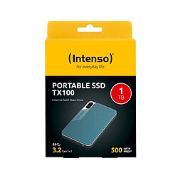 Disque dur externe - INTENSO - TX100 - 1 To - USB-C 3.2 Gen 1x1 - SSD Externe