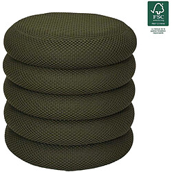 Avis The home deco factory Pouf-coffre Atome - Kaki