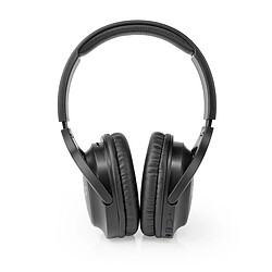 Nedis Casque Audio Bluetooth Supra-Auriculaires Pliable avec Microphone HPBT1201BK Noir