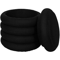 The Home Deco Factory the_home_deco_factory Pouf Atome - Noir