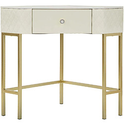 Acheter Mauro ferretti Console d'angle matelassée - Blanc