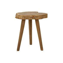 Mauro ferretti Bout de canapé teck - Marron