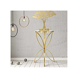 Mauro Ferretti Selette en métal doré Butterfly 35 x 60 cm.