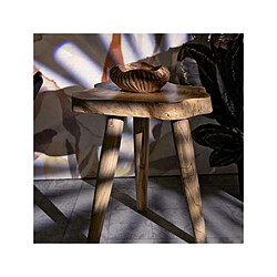 Mauro ferretti Bout de canapé teck - Marron