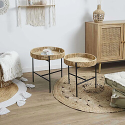 The Home Deco Factory Table d'appoint gigogne Pampa (Lot de 2).