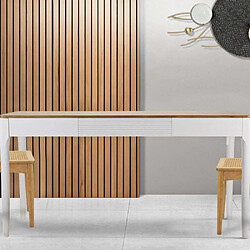 Mauro Ferretti Table repas en bois Matera 180 x 90 x 80 cm.