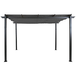 Mendler Pergola en aluminium HWC-N93 - Anthracite pas cher