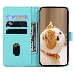 Acheter Oppo A57 4G - Étui flip vert RFID chat