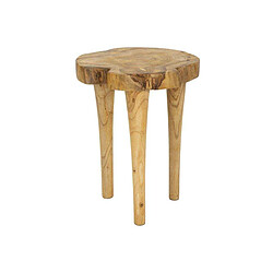 Mauro ferretti Bout de canapé teck - Marron