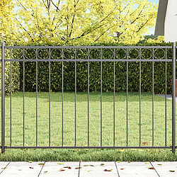 vidaXL Clôture Métallique 1,7x0,8 m - Gris