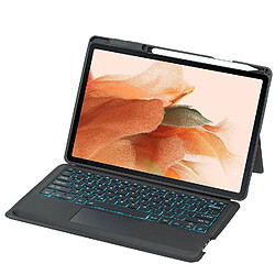 Clavier Bluetooth RGB Samsung Tab S7 Plus/S7 FE/S8 Plus 12.4"