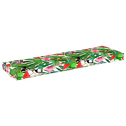 vidaXL Coussin Jungle Tropicale