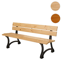 Mendler Banc de jardin en bois - 3 places