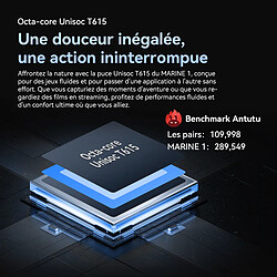 OSCAL Marine 1 Smartphone 6.56" - Noir