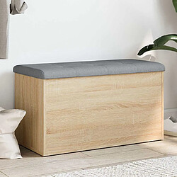 vidaXL Banc de rangement Chêne Sonoma 82x42x45 cm Bois d'ingénierie
