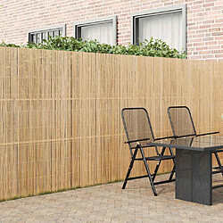 vidaXL Clôture en bambou Naturel 400 x 180 cm Bambou