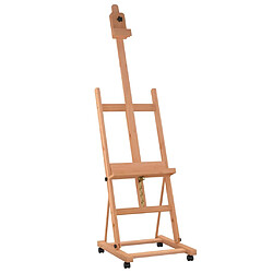 vidaXL Chevalet 55x53,5x178 cm bois de hêtre massif