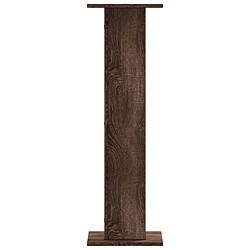 Acheter vidaXL Supports de haut-parleurs 2 pcs chêne marron bois d'ingénierie