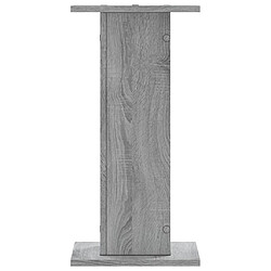 Acheter vidaXL Supports de haut-parleurs 2 pcs gris sonoma bois d'ingénierie