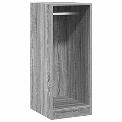 vidaXL Garde-robe sonoma gris 48x41x102 cm bois d'ingénierie