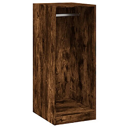 vidaXL Garde-robe chêne fumé 48x41x102 cm bois d'ingénierie