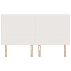 Acheter vidaXL Tête de lit Crème 180 cm Tissu en velours côtelé