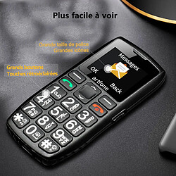 Artfone C1+ 4G Téléphone Noir