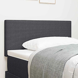 vidaXL Tête de lit Gris foncé 80 cm Tissu en velours côtelé