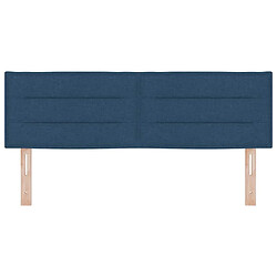 Acheter vidaXL Tête de lit Bleu 160 cm tissu