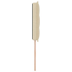 vidaXL Tête de lit Crème 160 cm tissu pas cher