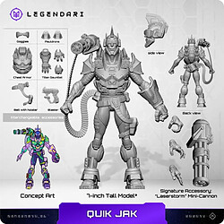 Acheter Legendari - Figurine 1/10 Quik Jak 18 cm