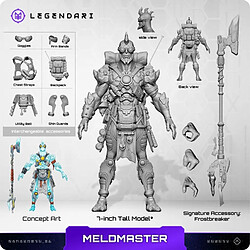 Acheter Legendari - Figurine 1/10 Meld Master 18 cm