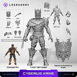 Acheter Legendari - Figurine 1/10 Cyberius Kaine 18 cm