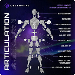 Legendari - Figurine 1/10 Nekzus 18 cm pas cher